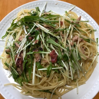 水菜パスタ